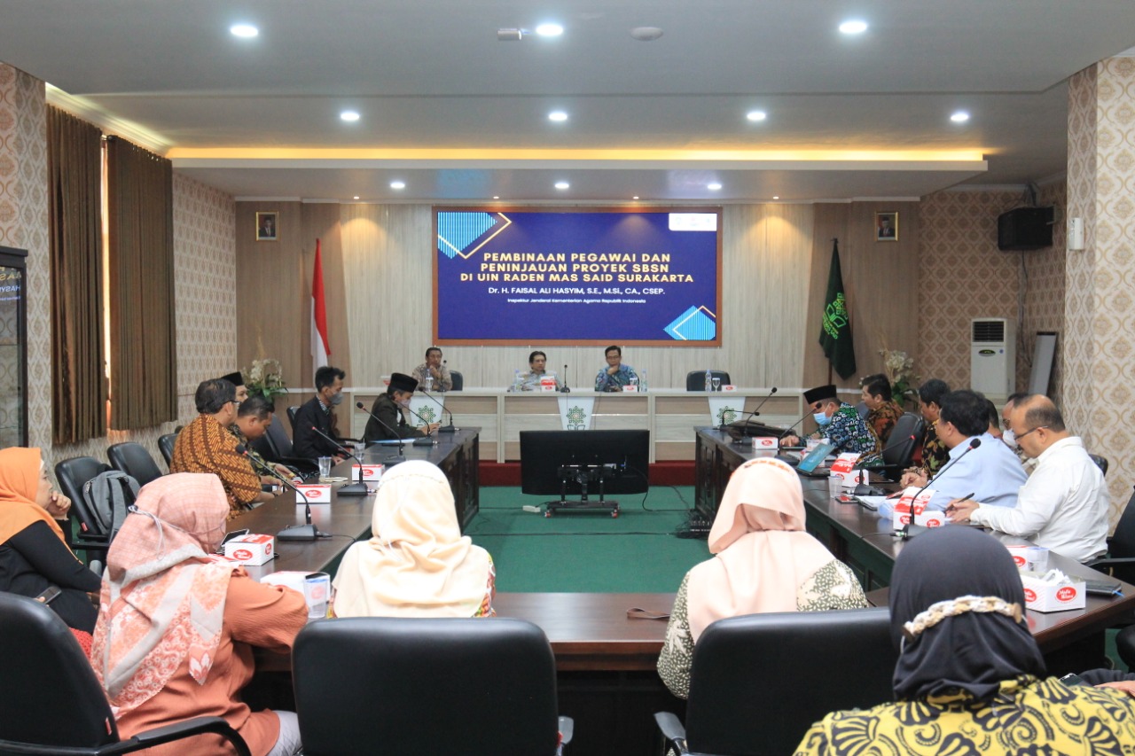Sembilan Penekanan Irjen Kemenag RI Pada Pembinaan Pegawai UIN Raden Mas Said Surakarta