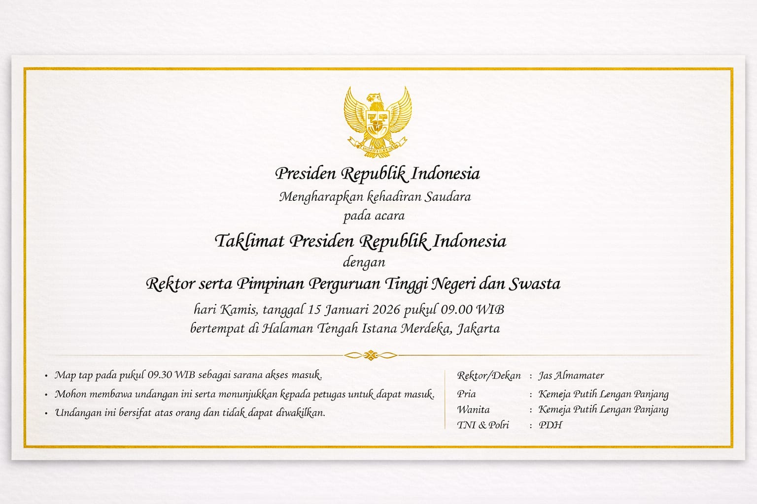 Rektor ke Istana Negara