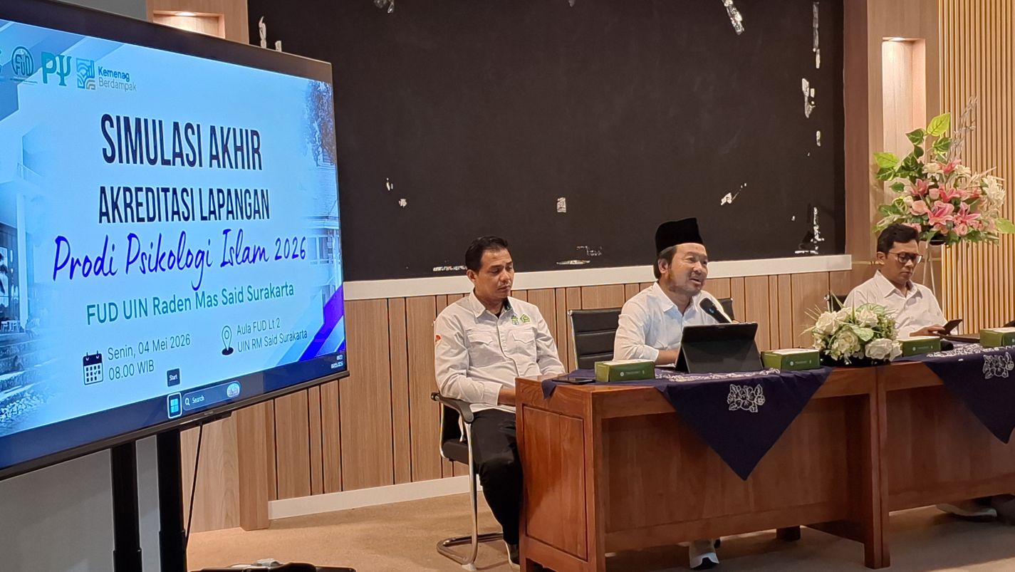 Yakin Hasil Terbaik, Dekan: Masyarakat Sudah Terlanjur Percaya PI FUD UIN Surakarta 