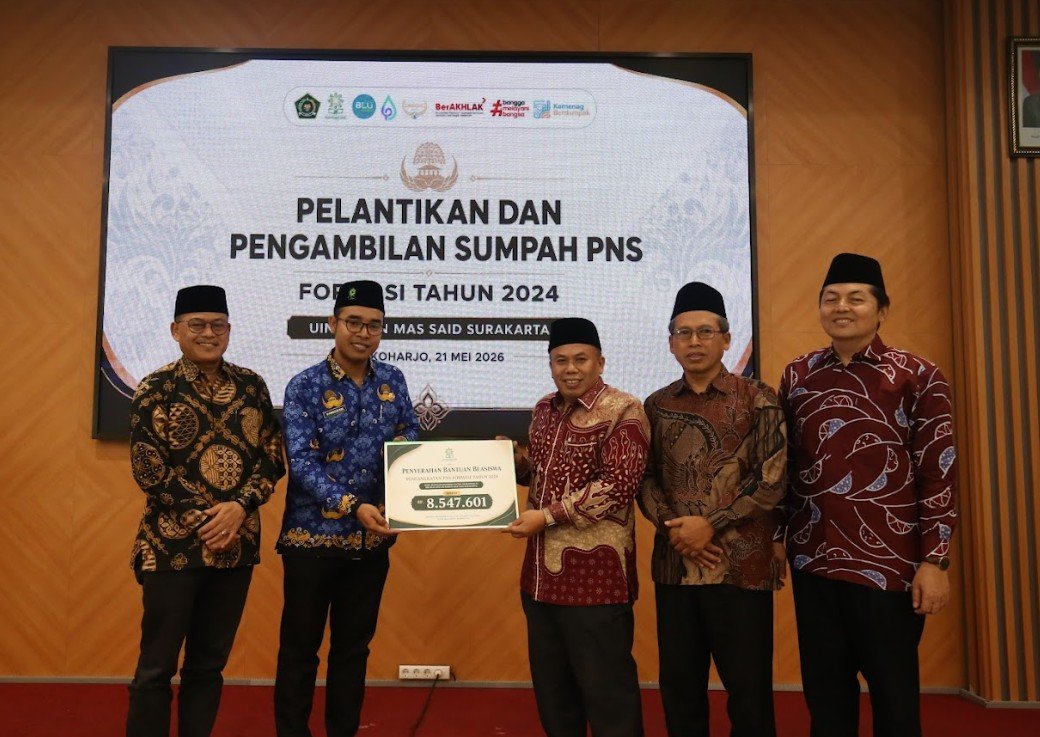 PNS UIN Surakarta Formasi 2024 Salurkan Beasiswa Pendidikan untuk Mahasiswa Berprestasi