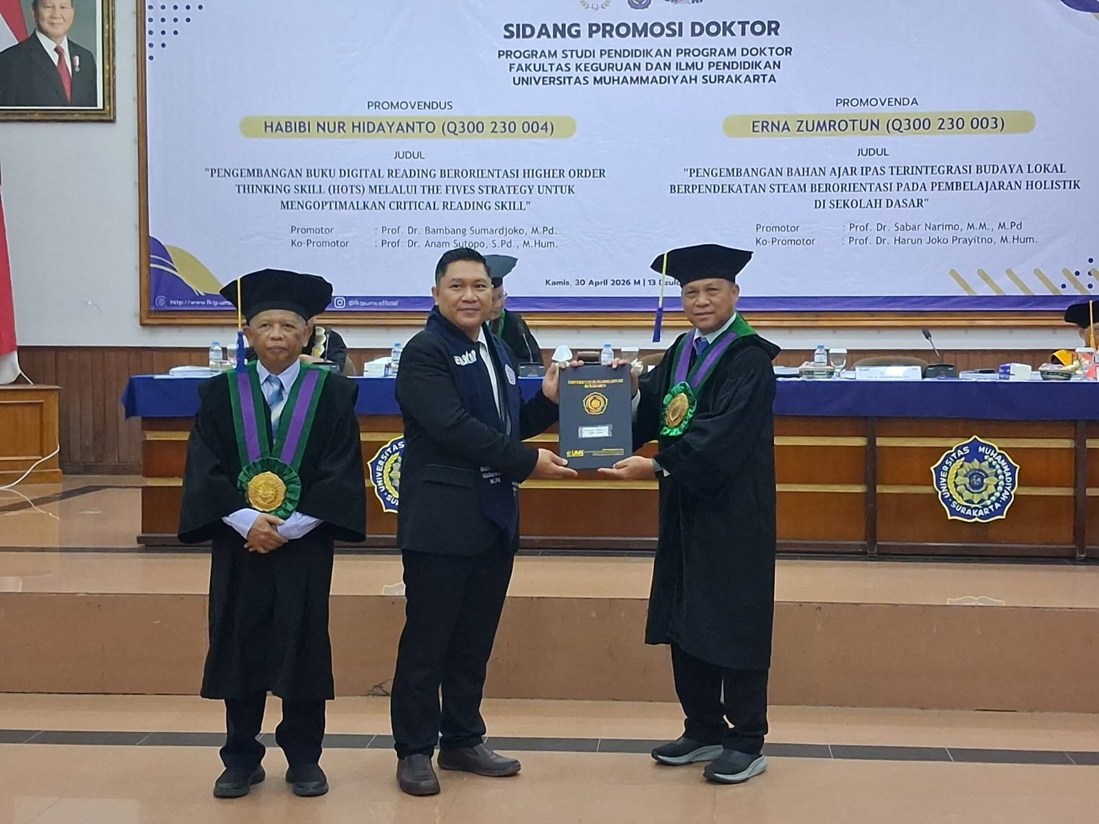 Raih Gelar Doktor, Dosen Dari PBI UIN Surakarta, Kembangkan Buku Digital Reading Berorientasi Higher Order Thinking Skill (HOTS)