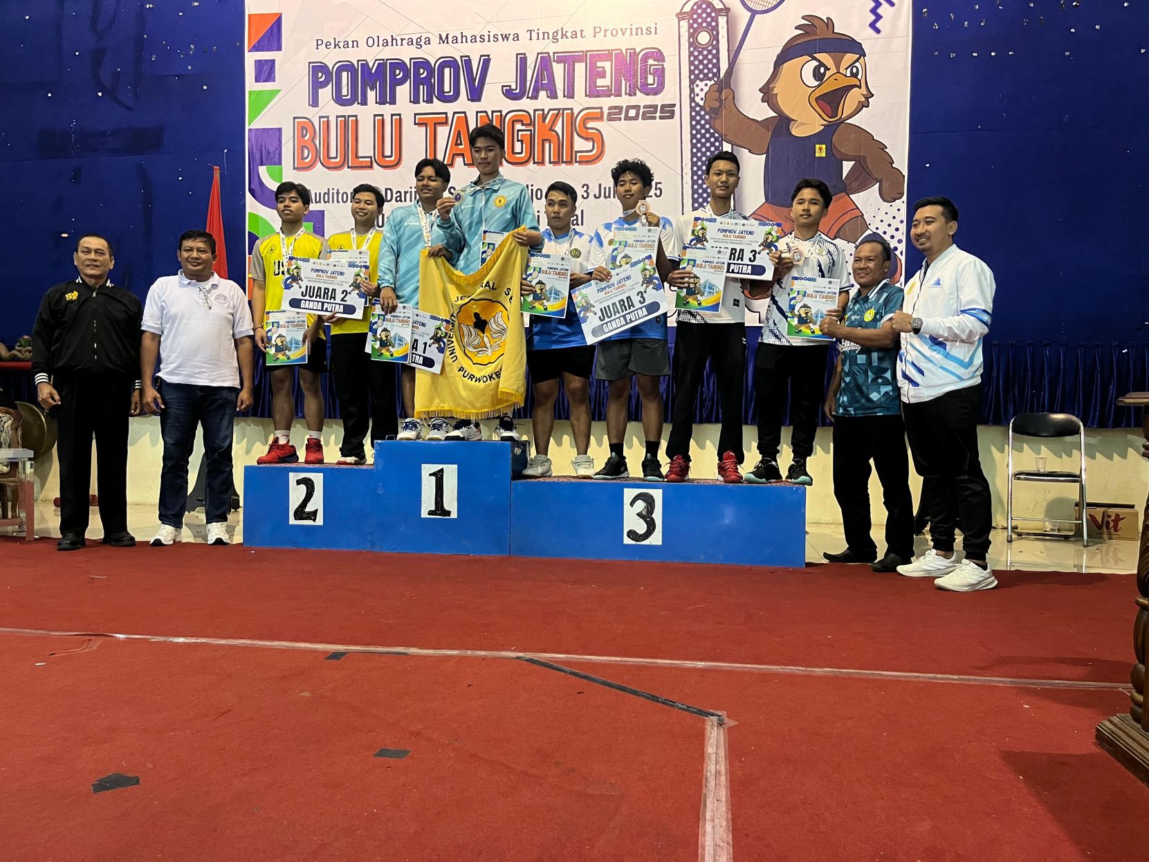 Ganda Putra UIN Surakarta Bawa Pulang Medali dari POMPROV Jateng 2025