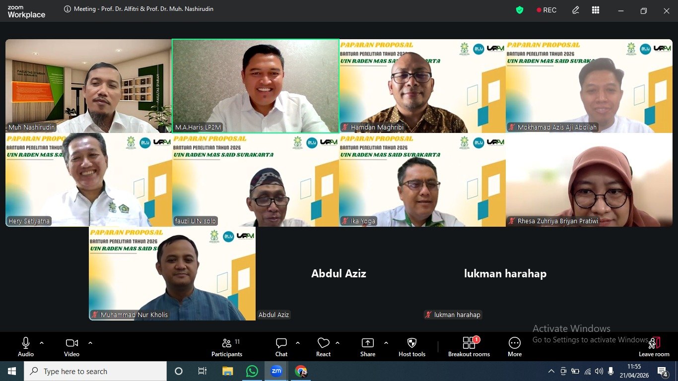 4 Tujuan Ditekankan dalam Pemaparan Proposal Bantuan Penelitian UIN Surakarta 2026